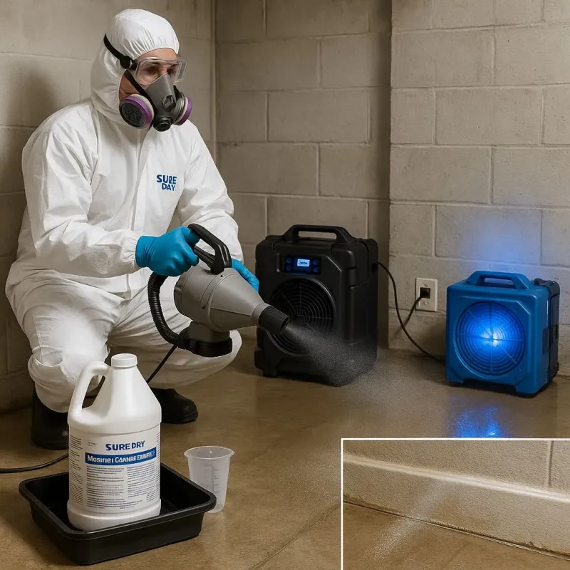 Sanitization and Odor Removal process in Atherton, CA